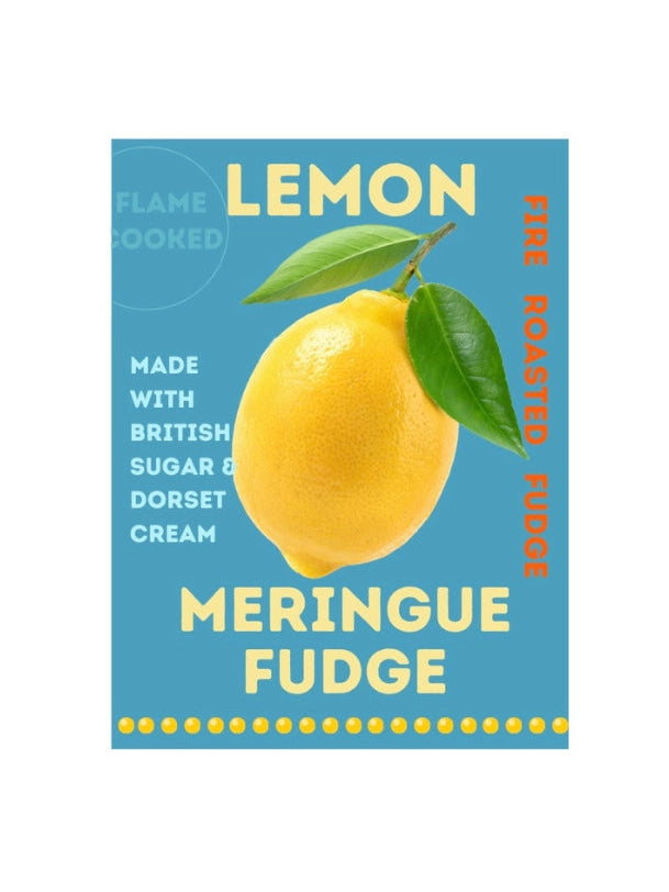 Lemon Meringue Fire-Roasted Artisan British Fudge - 150g