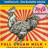 The Morning Cock Milk Chocolate with Toasted Flakes - 60g