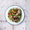 Smoky Aubergine with Herby Couscous