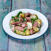 Grilled Lamb with BBQ Potato Salad