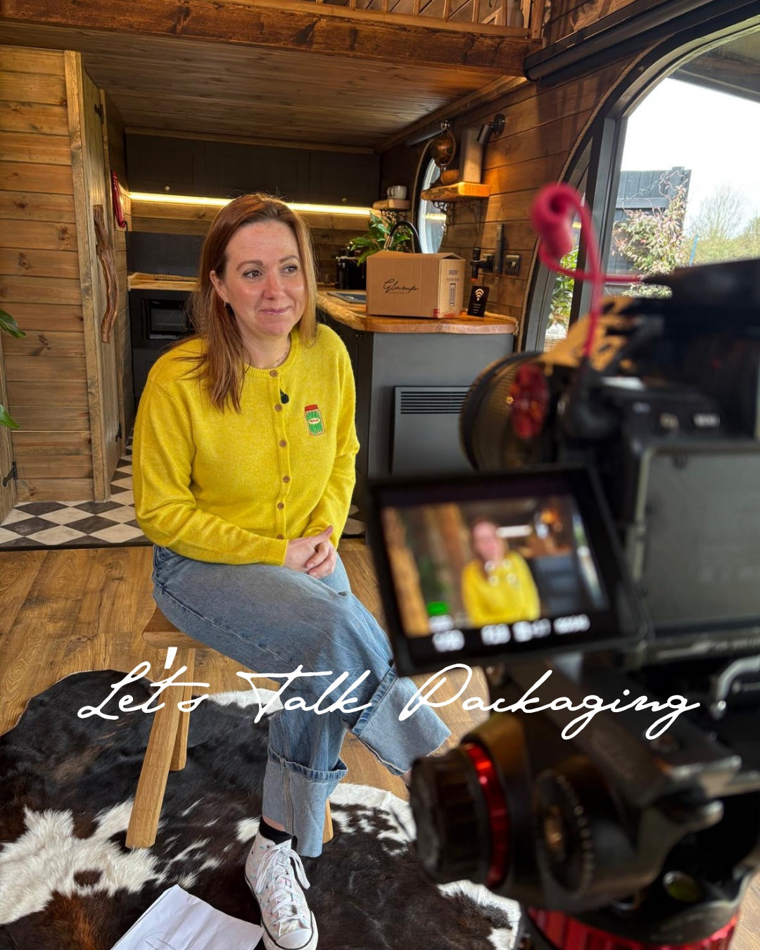 Glamp Gourmet packaging video explaining recyclable plastic, compostable packaging and sustainable food packaging choices in the UK
