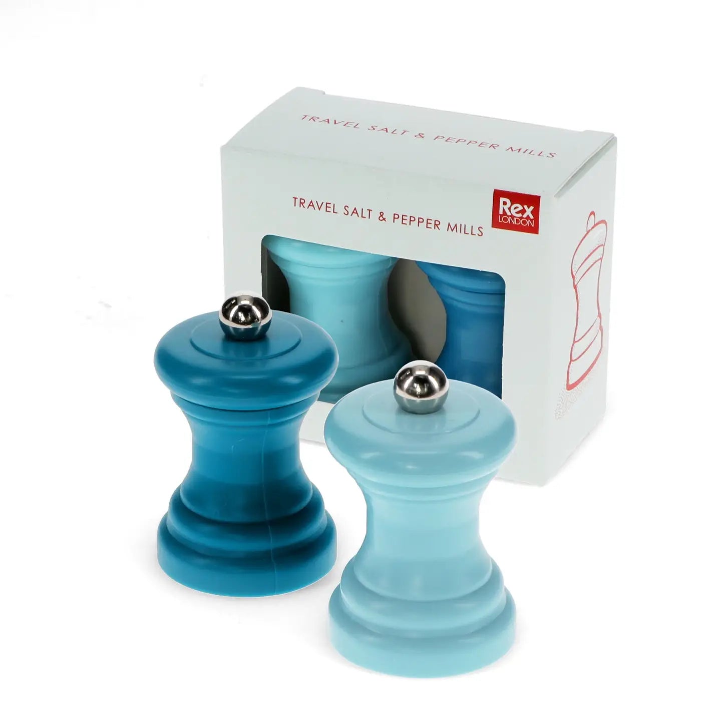 Travel Salt & Pepper Mil Set - Blue