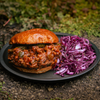 Camp-stove Sloppy Joes with Zingy Citrus Slaw