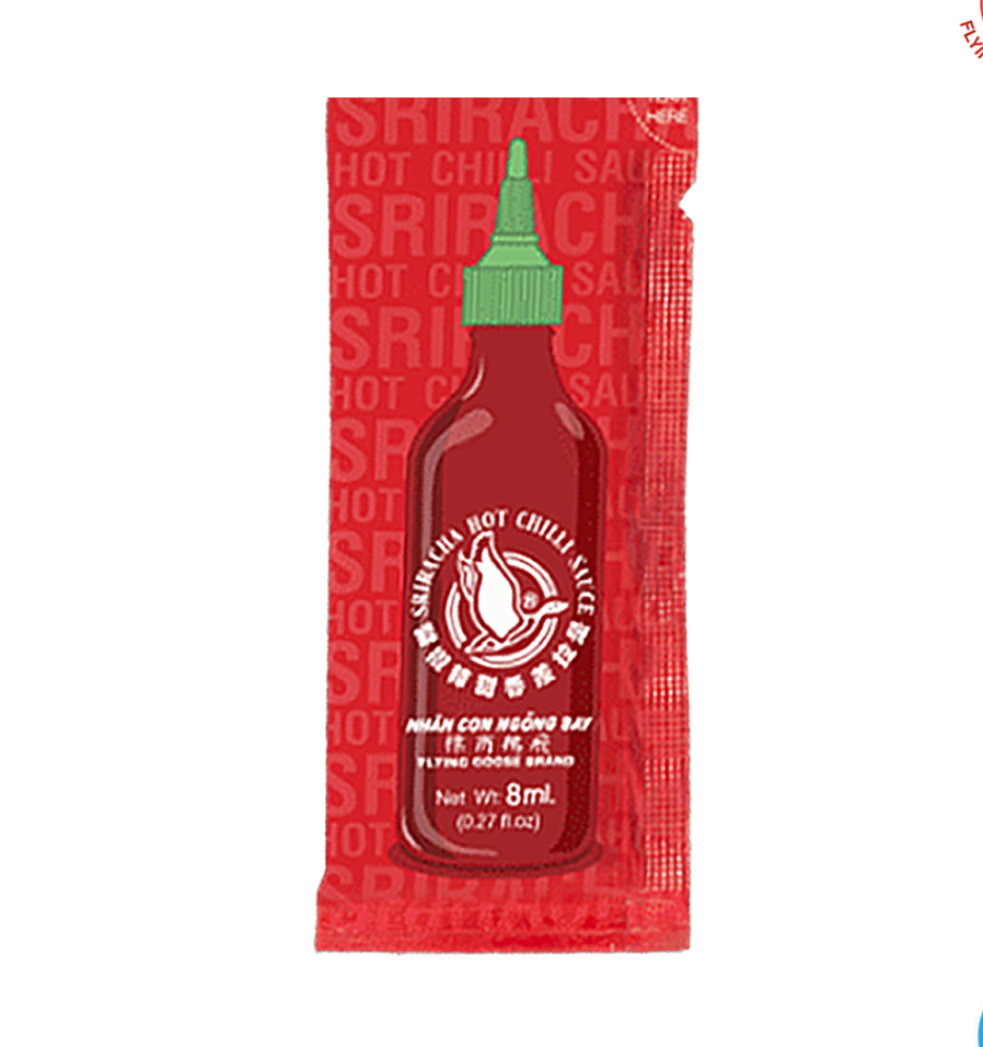 Sriracha Sachets (8ml) by Flying Goose