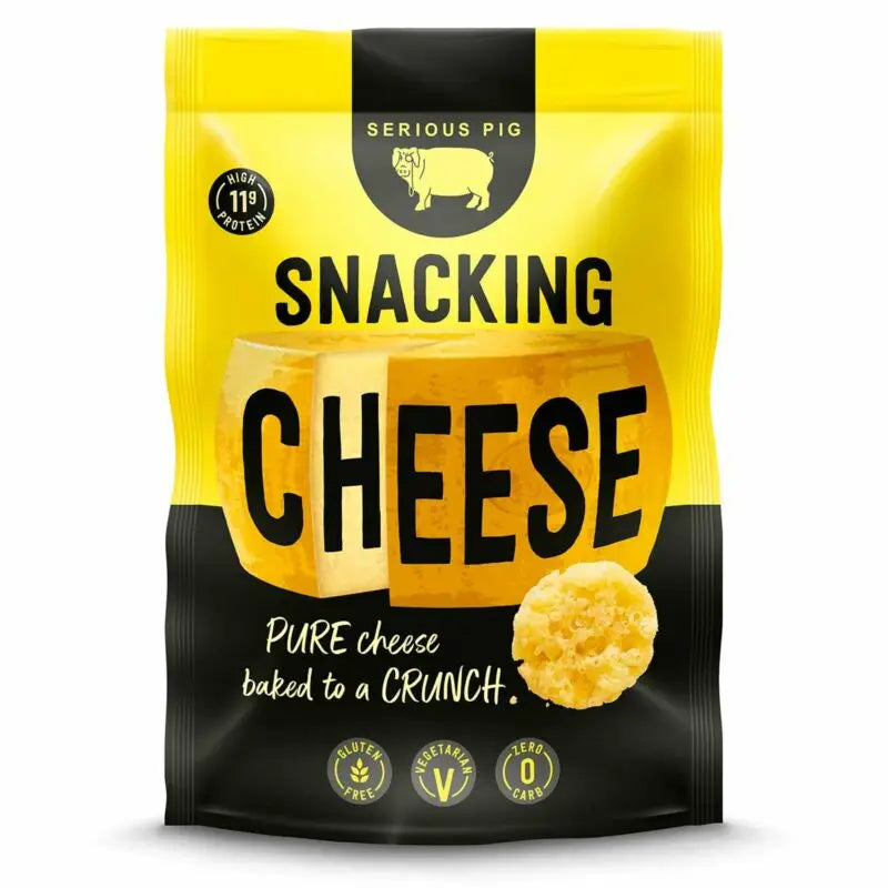 Crunchy Snacking Cheese (24g) from Serious Pig